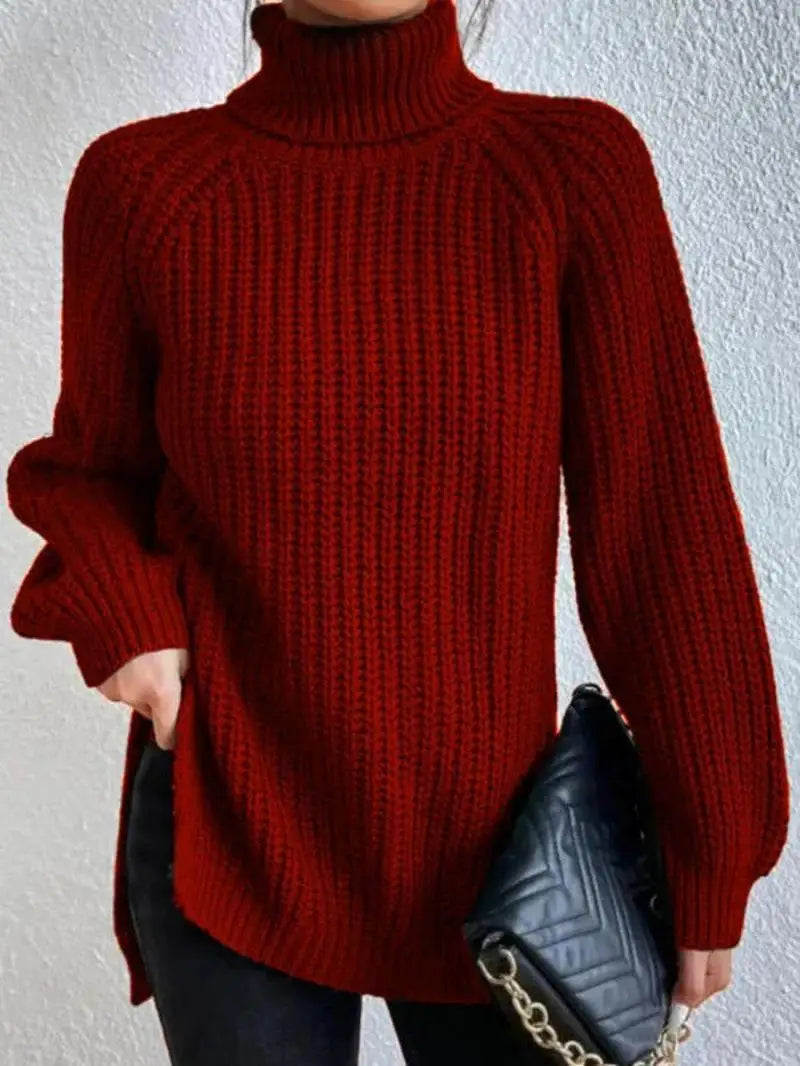 Mia™ - Maglione lungo a collo alto confortevole