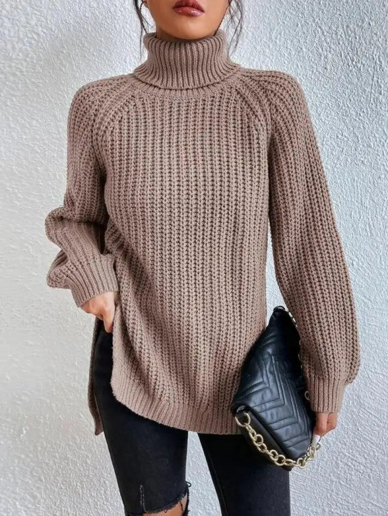 Mia™ - Maglione lungo a collo alto confortevole