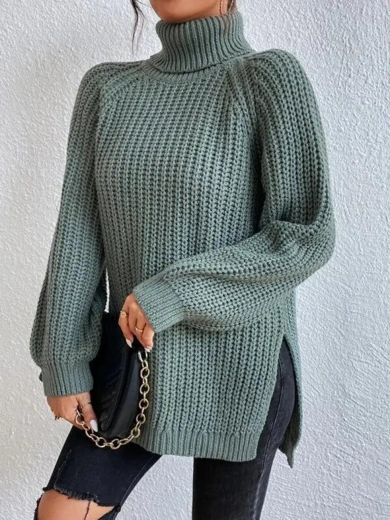 Mia™ - Maglione lungo a collo alto confortevole