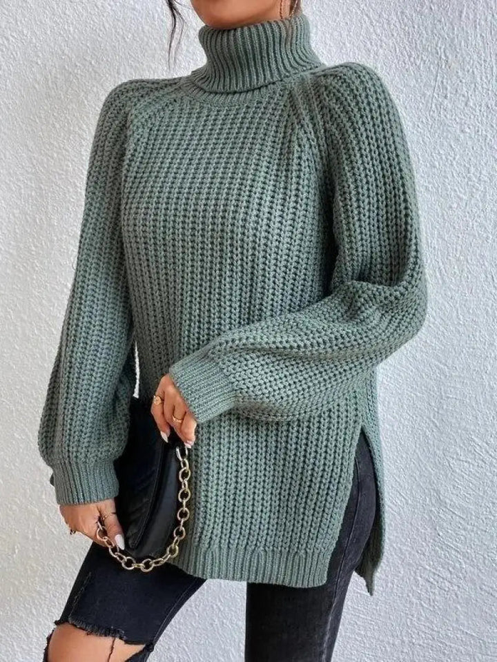 Mia™ - Maglione lungo a collo alto confortevole