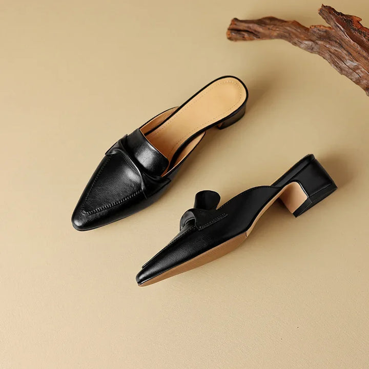 Marcella | Mules a Punta con Fiocco