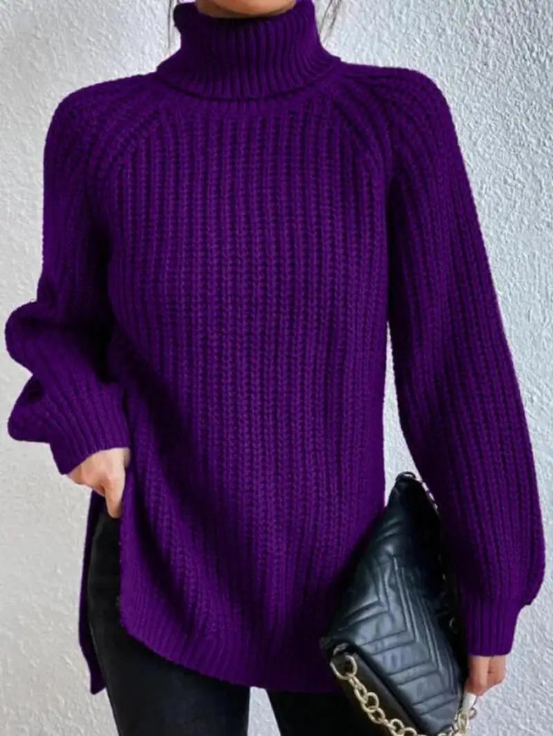 Mia™ - Maglione lungo a collo alto confortevole