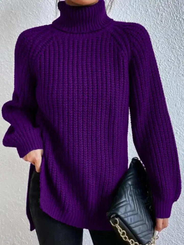Mia™ - Maglione lungo a collo alto confortevole