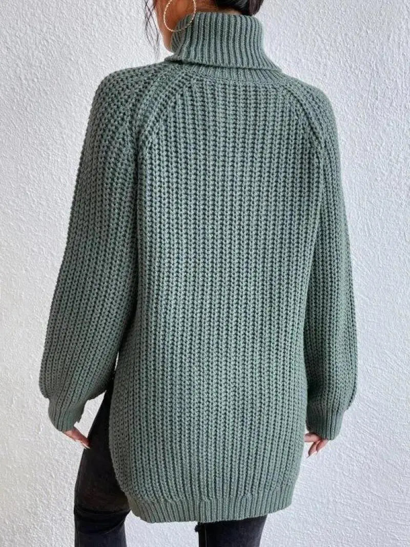 Mia™ - Maglione lungo a collo alto confortevole