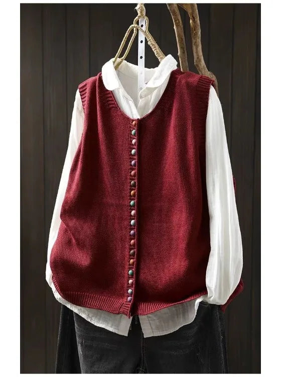 LA ROSALIE | GILET IN TRICOT