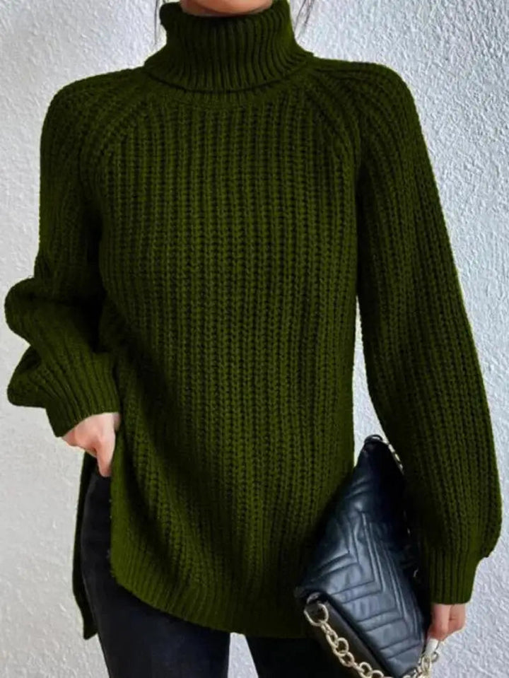 Mia™ - Maglione lungo a collo alto confortevole