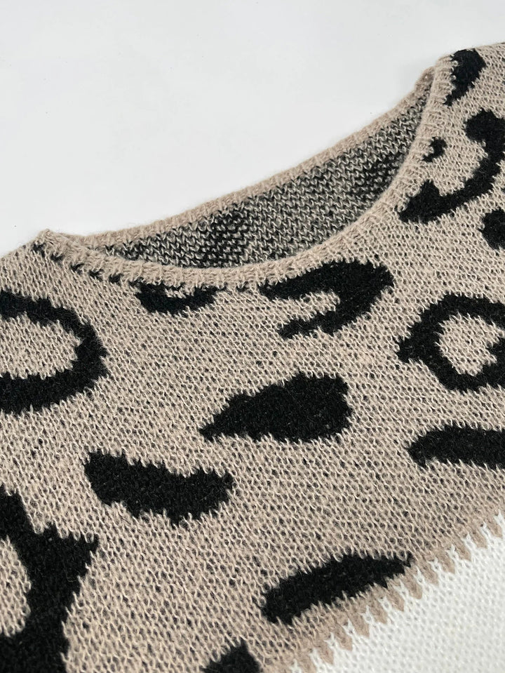 Penelope™ - Maglione con stampa leopardata alla moda