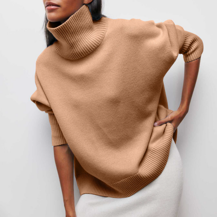 Amelia | Maglione a Collo Alto Elegante