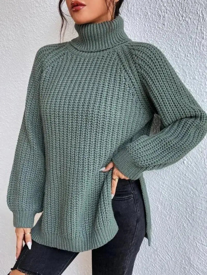 Mia™ - Maglione lungo a collo alto confortevole