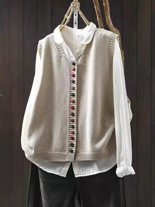 LA ROSALIE | GILET IN TRICOT