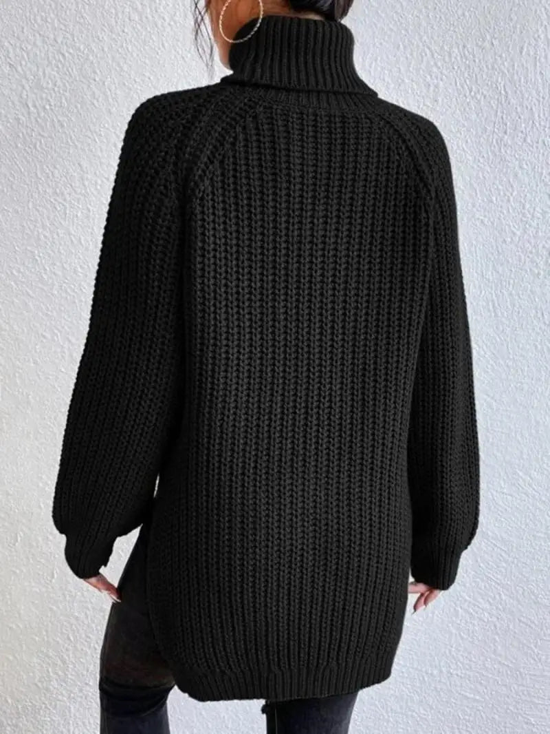 Mia™ - Maglione lungo a collo alto confortevole