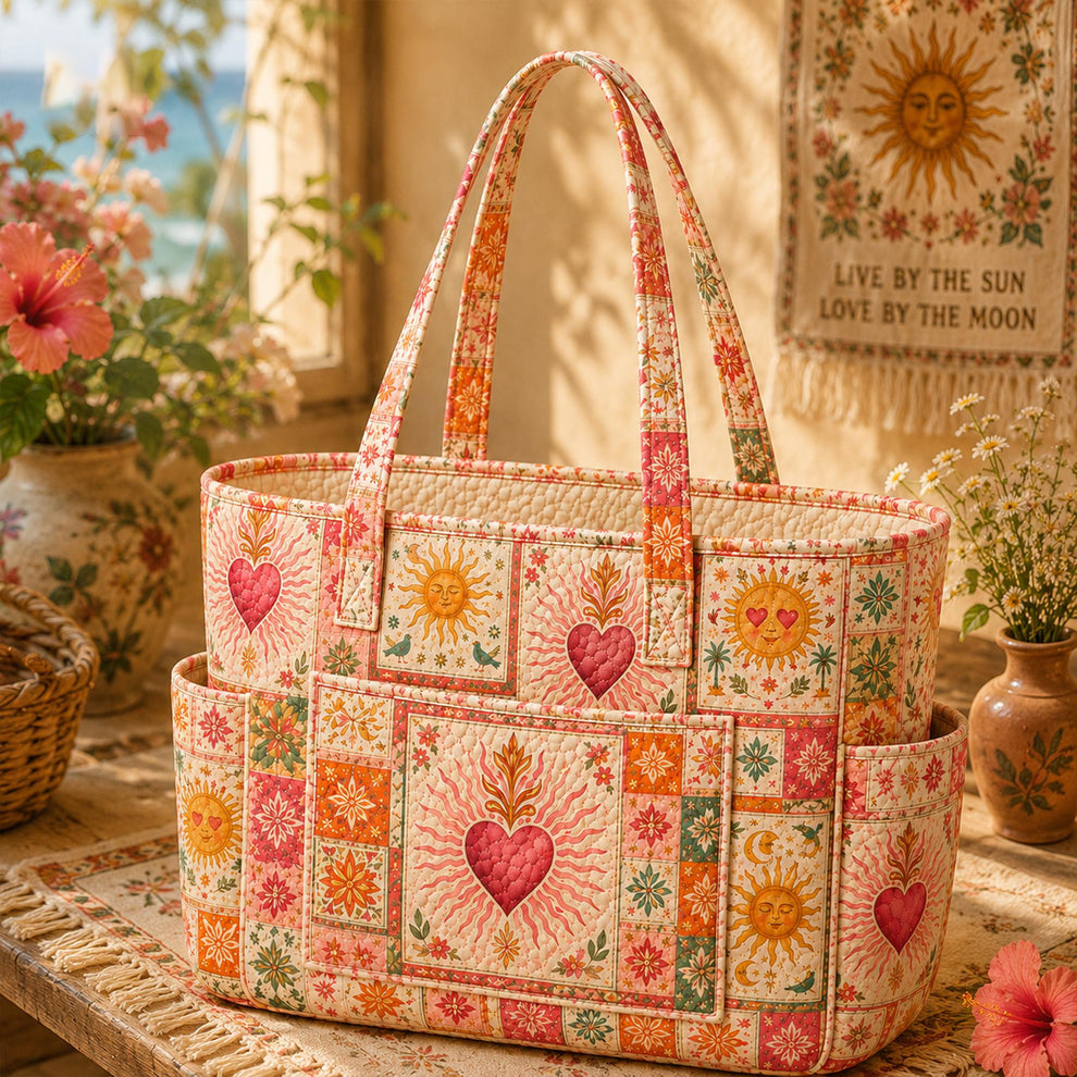 Romane | Sac cabas matelassé à la plage estivale