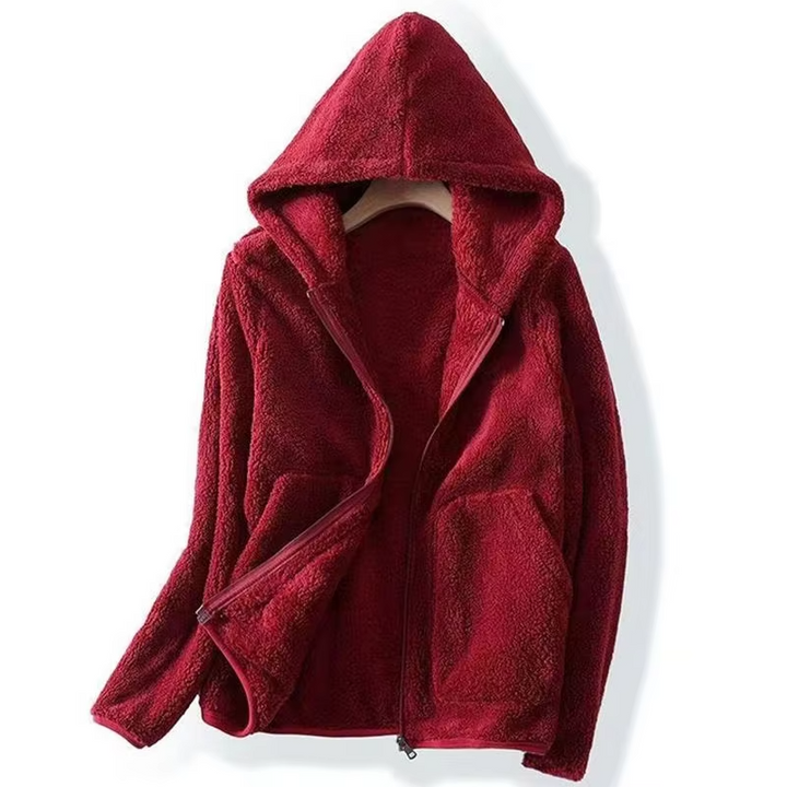 Avery™ - Felpa in pile corallo super morbido