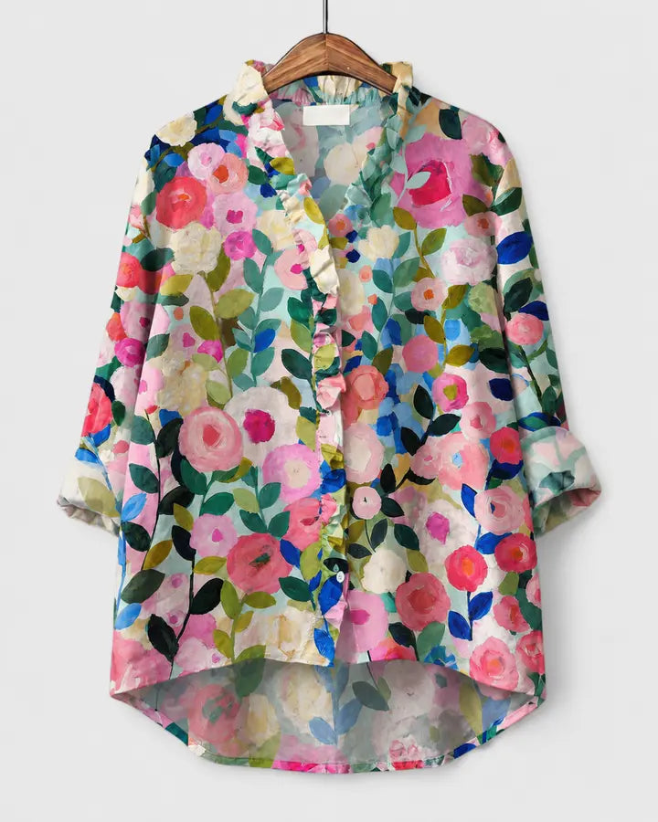 Alisa | Blusa artistica fluida
