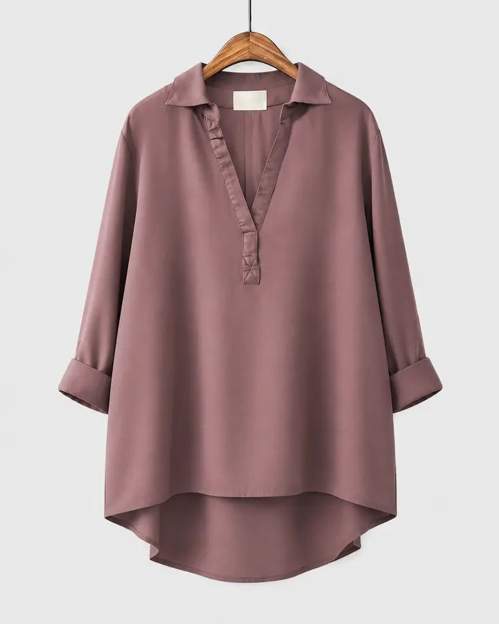 Andrea | Blusa artistica fluida