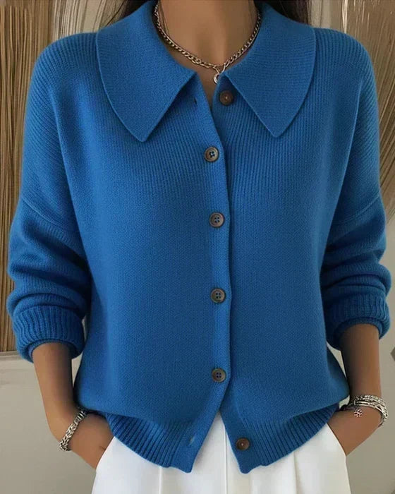Velia | Cardigan con colletto alla Peter Pan