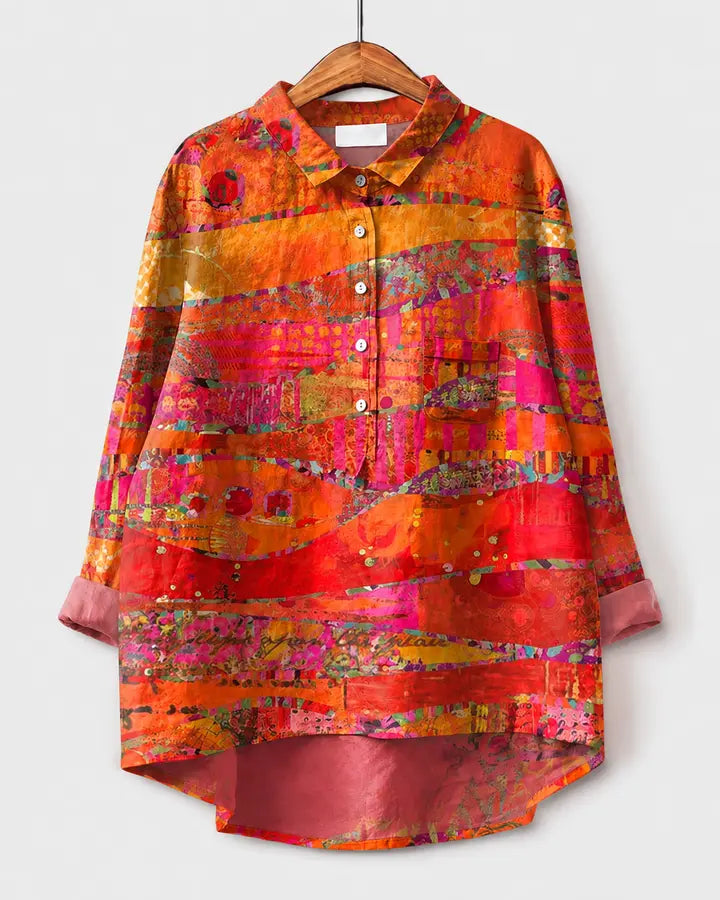 Catherine | Blusa artistica fluida