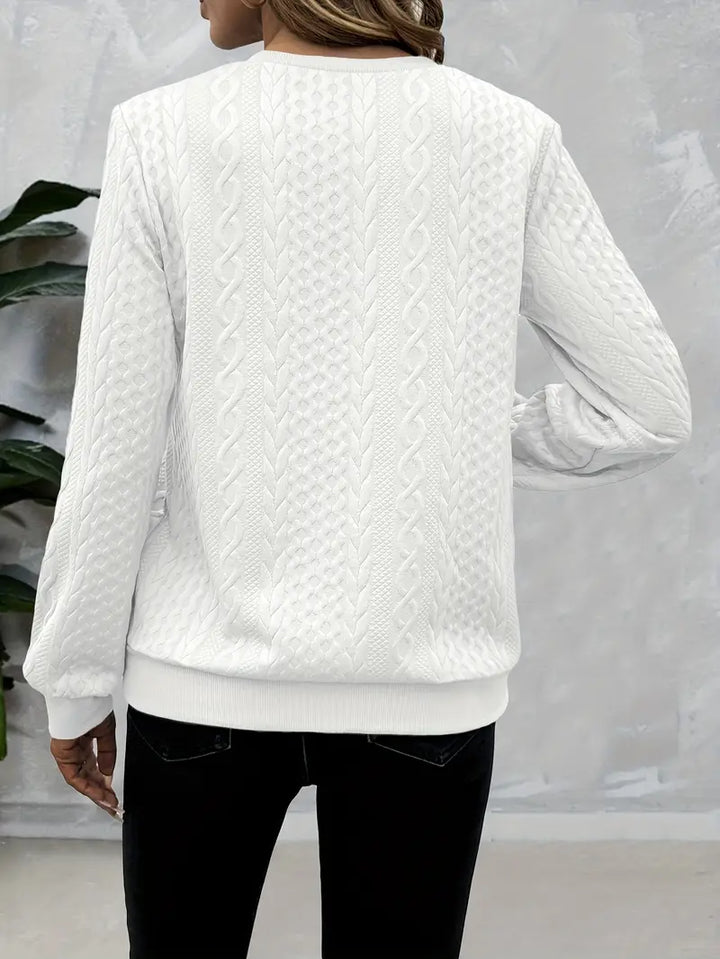 Zoe™ - Pullover con zip elegante per comfort e stile