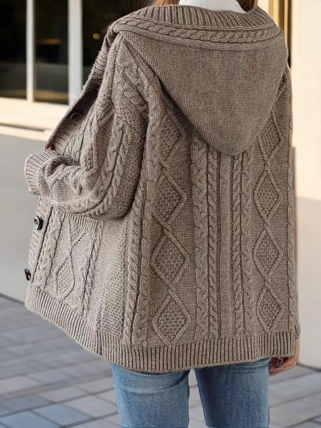 Lina™ - Cardigan Elegante in Maglia Diamante