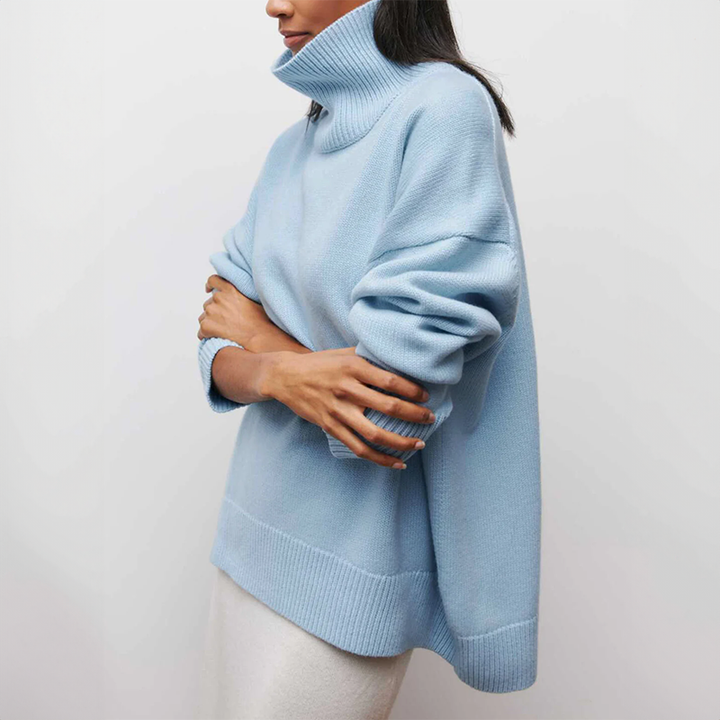 Amelia | Maglione a Collo Alto Elegante