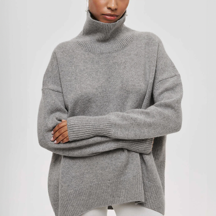 Amelia | Maglione a Collo Alto Elegante