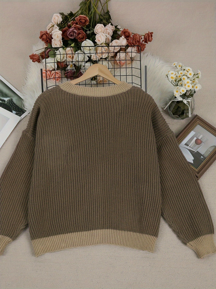LE MARCELLINE | MANTELLO CON TASCA IN MAGLIA