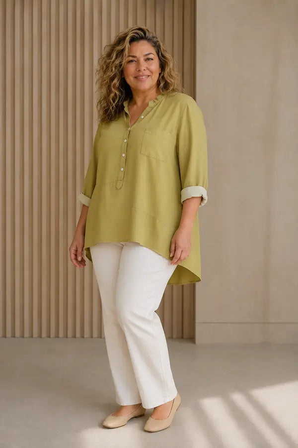 Elvie | Blusa artistica fluida