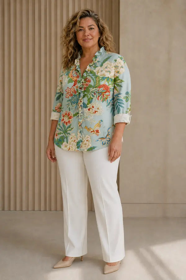 Grace | Blusa artistica fluida
