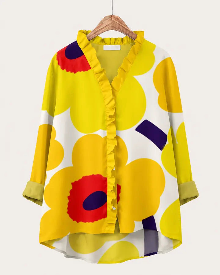 Helena | Blusa artistica fluida