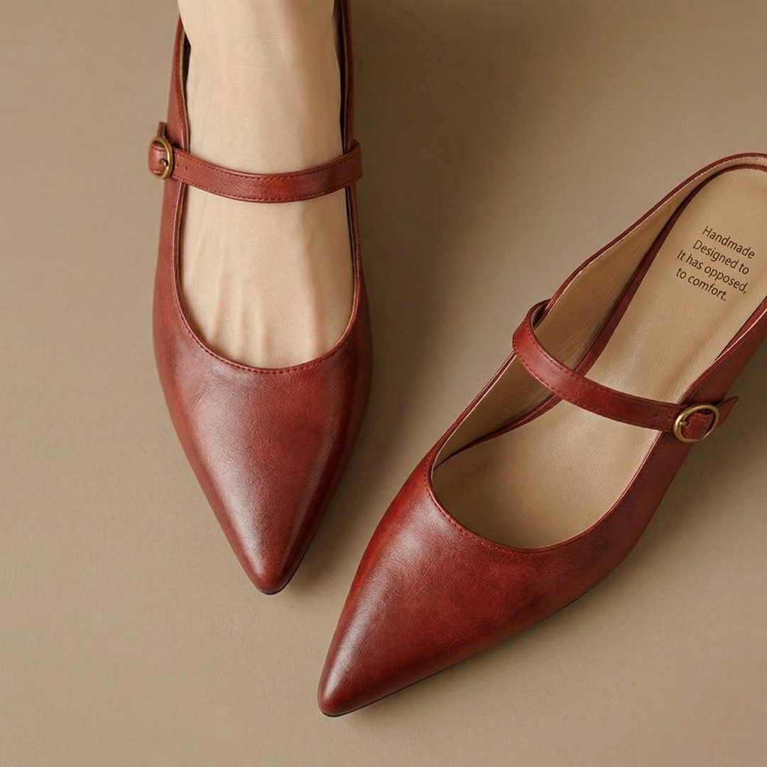 Luna | Mules Mary Jane a Punta