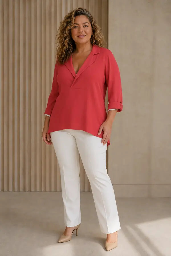 Kimberly | Blusa artistica fluida