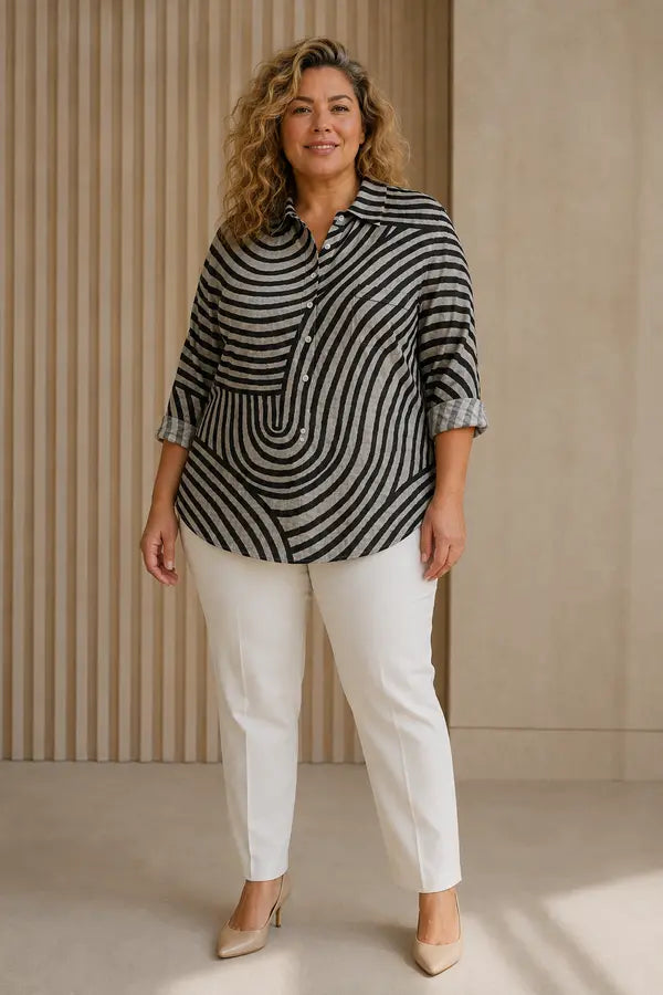 Melina | Blusa artistica fluida