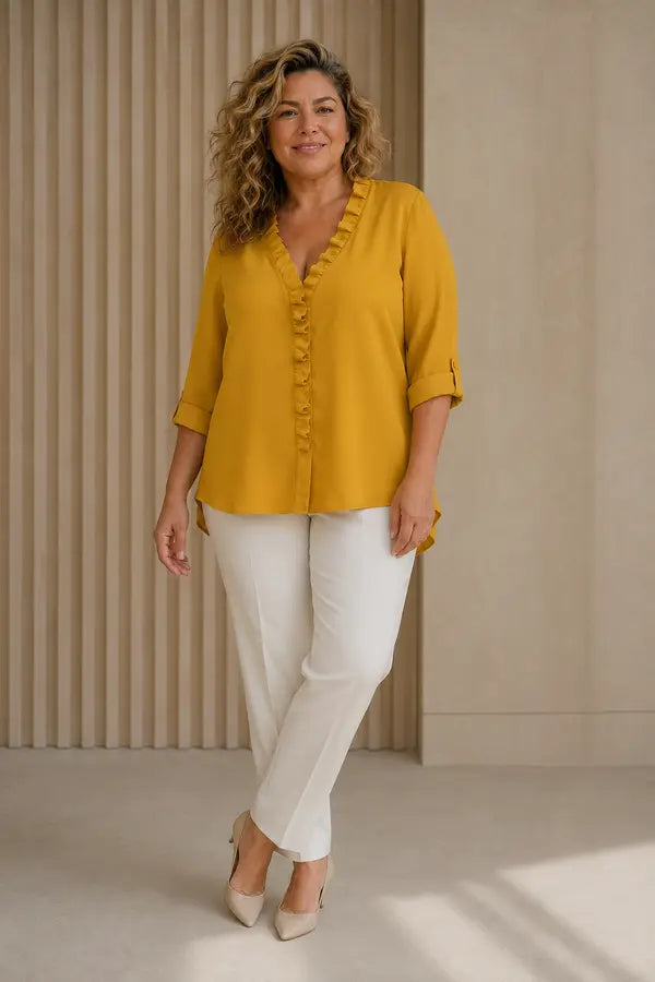 Samantha | Blusa artistica fluida
