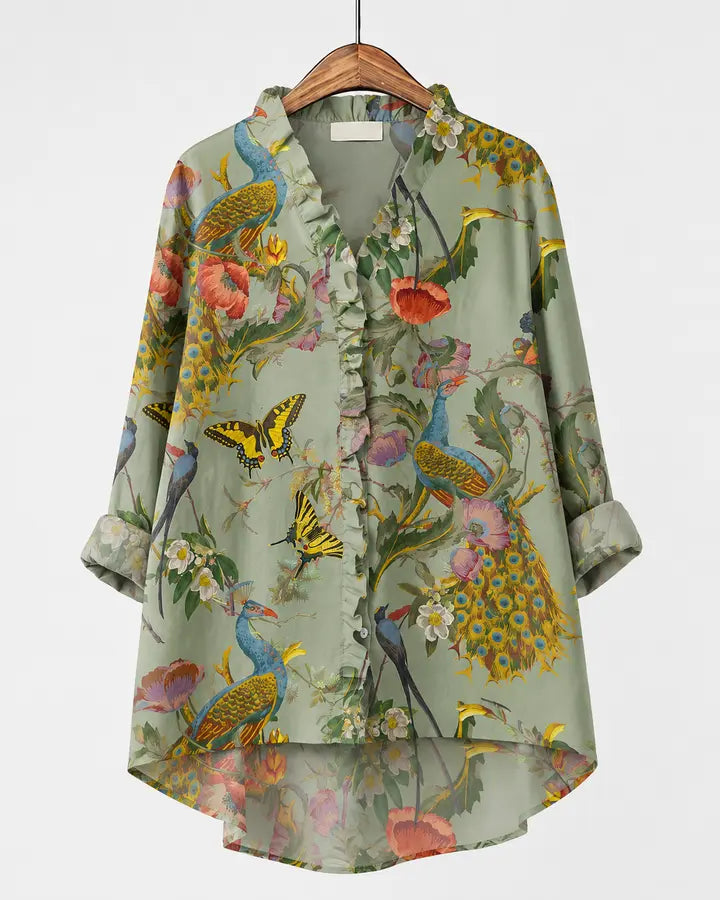 Scarlett | Blusa artistica fluida