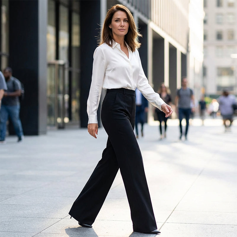 Windelle | Pantaloni Eleganti a Vita Alta