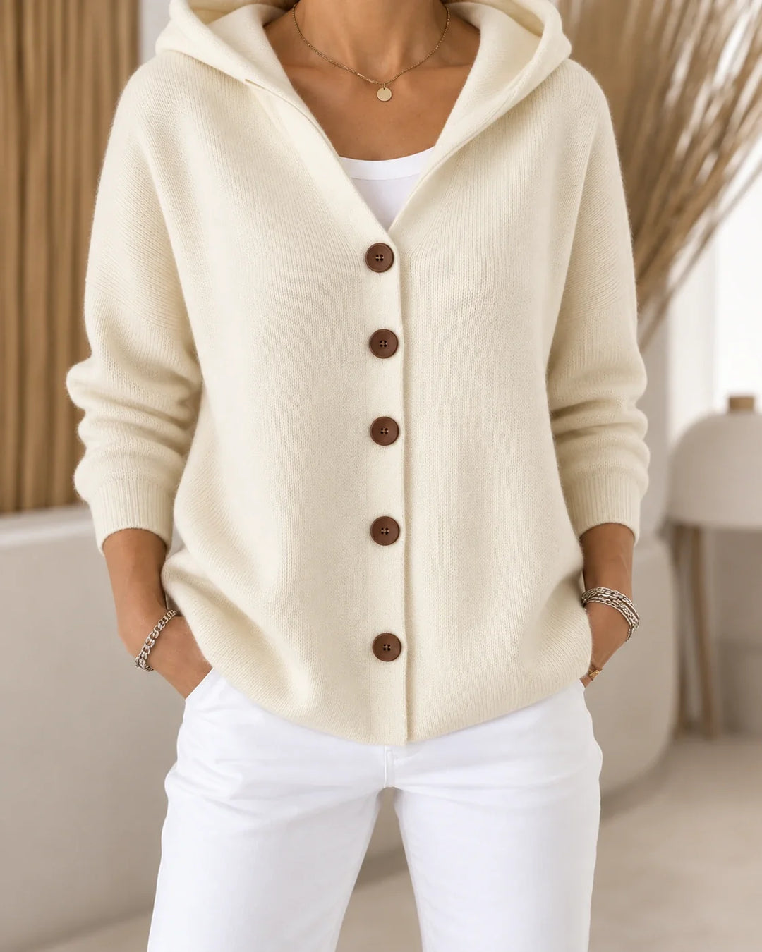 Teri | Cardigan leggero con cappuccio