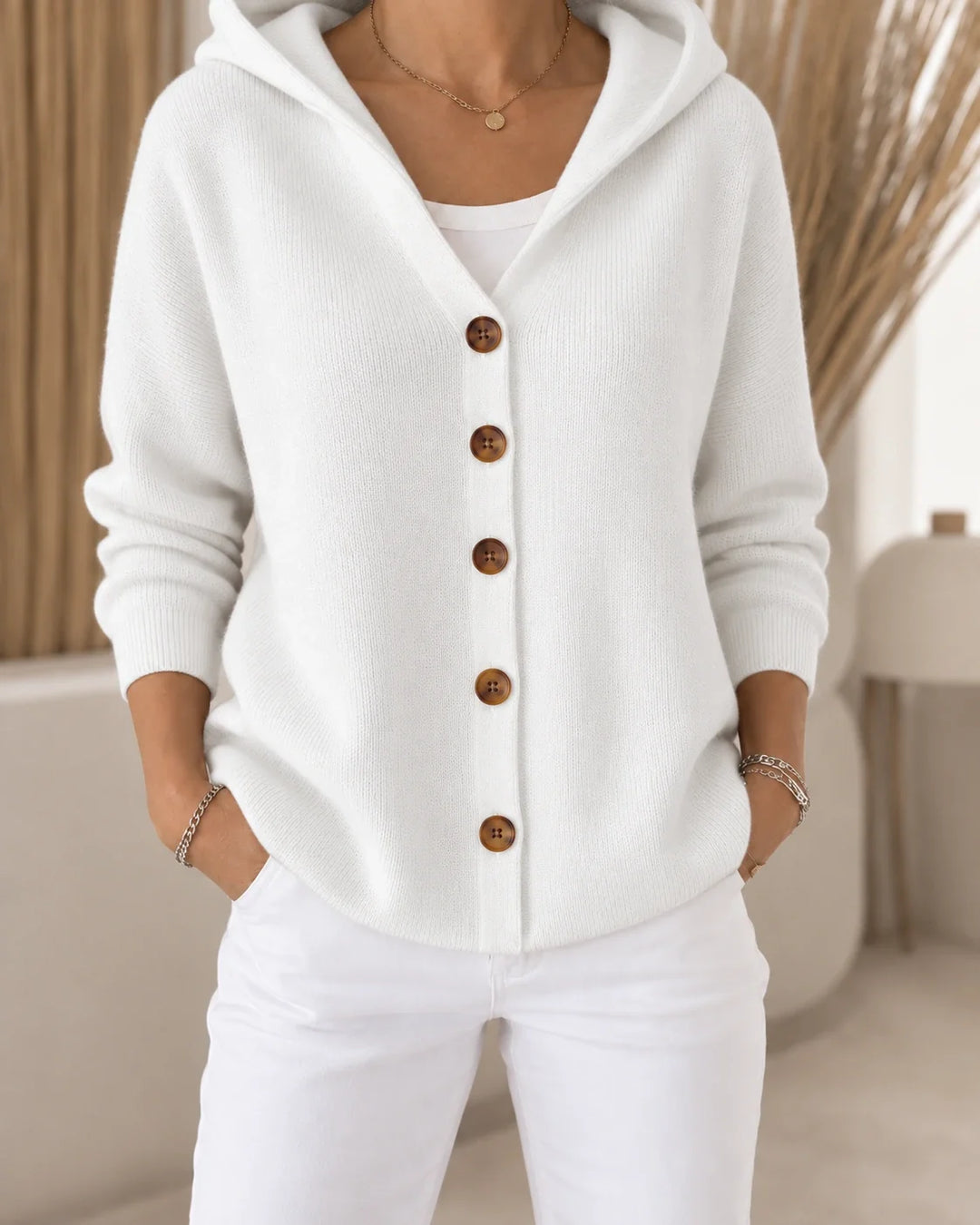 Teri | Cardigan leggero con cappuccio