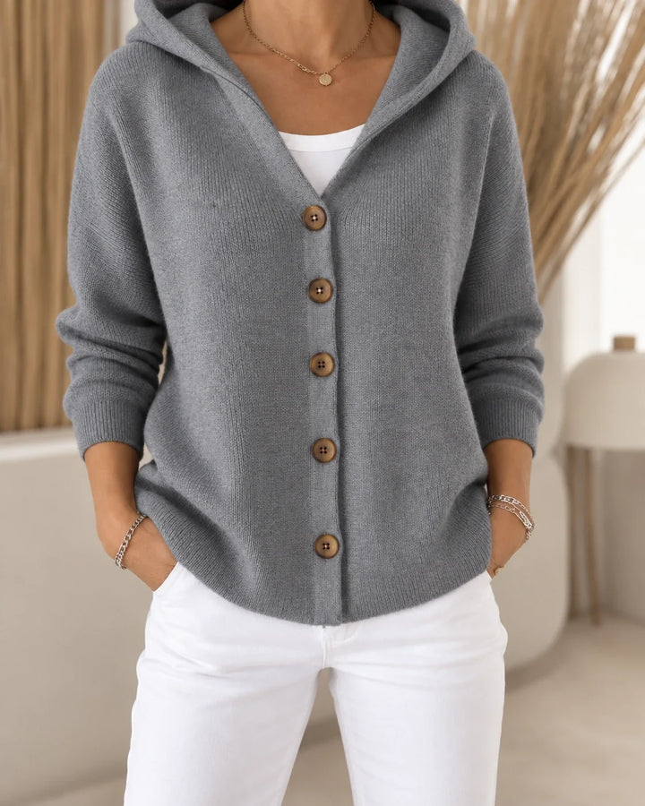 Teri | Cardigan leggero con cappuccio