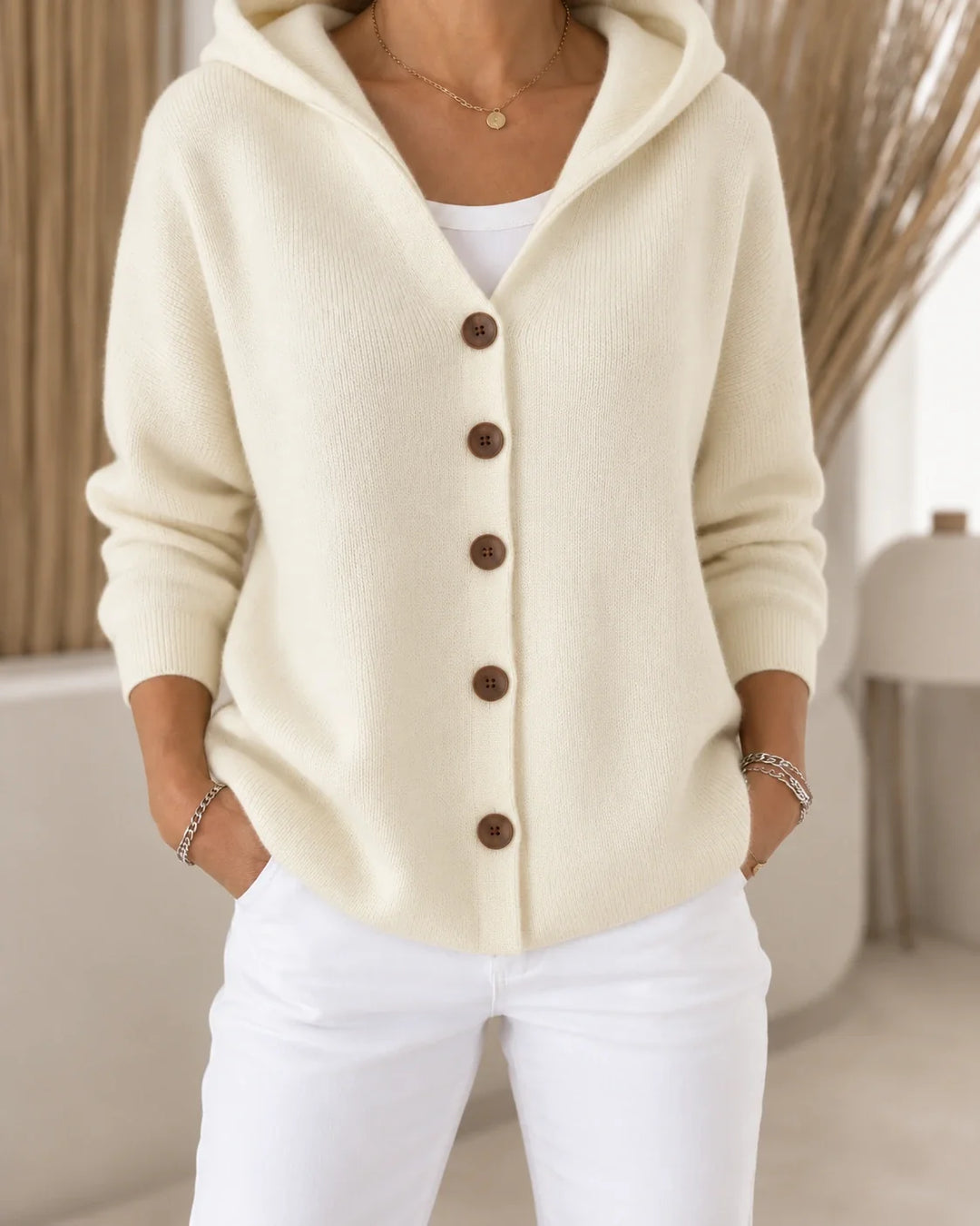 Teri | Cardigan leggero con cappuccio