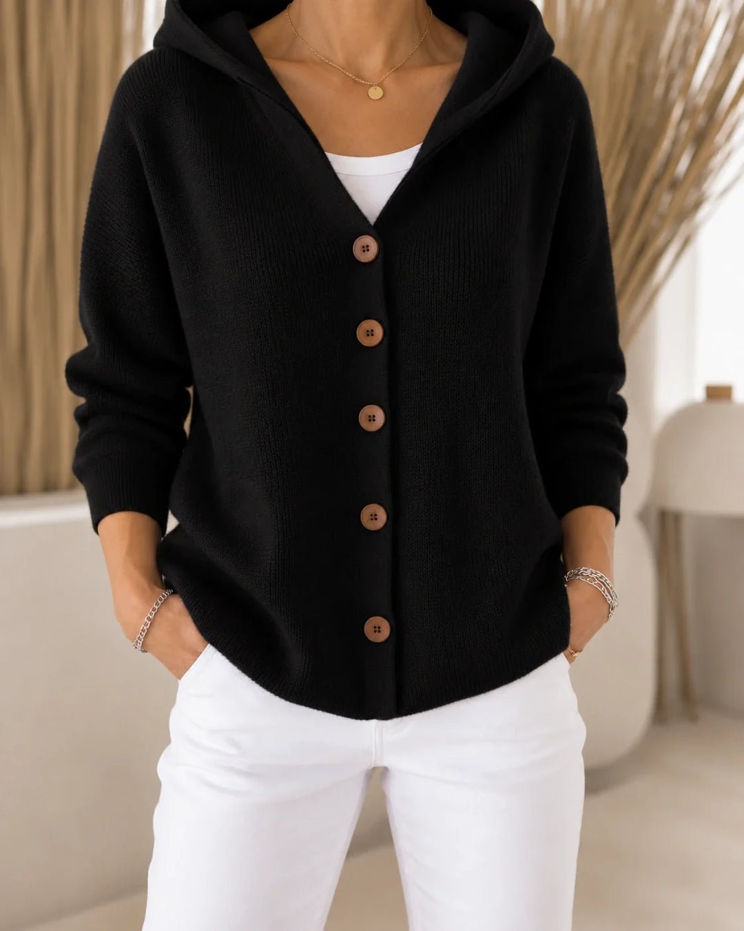 Teri | Cardigan leggero con cappuccio