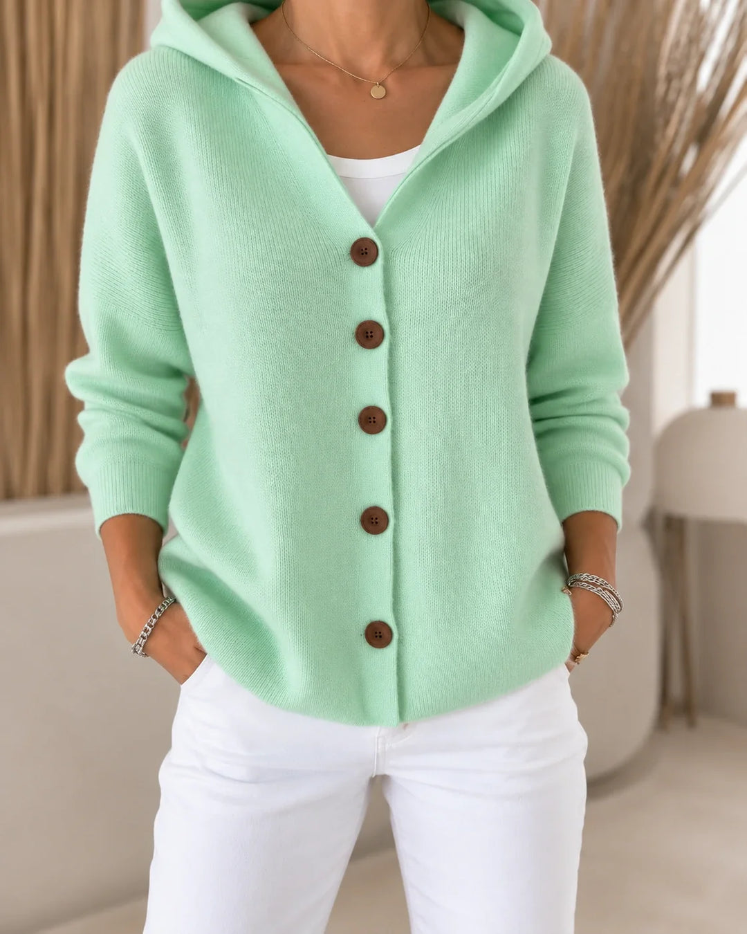 Teri | Cardigan leggero con cappuccio