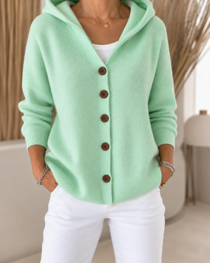 Teri | Cardigan leggero con cappuccio