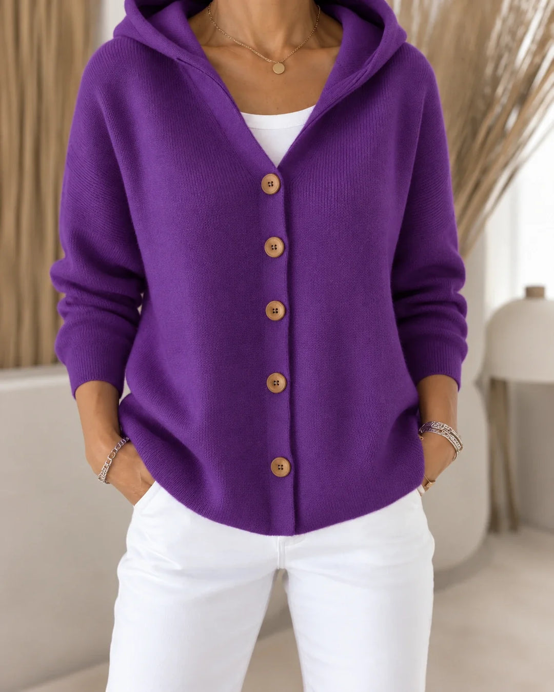 Teri | Cardigan leggero con cappuccio