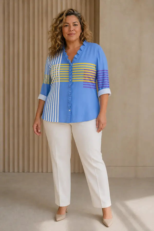 Tina | Blusa artistica fluida
